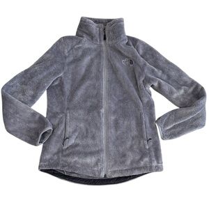 The North Face Full Zip Fleece Oso Osito Jacket Size Small Gray